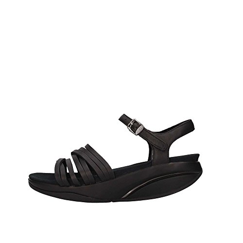MBT Kaweria 6 W Sandal, Sandalias con Punta Abierta Mujer, Negro (Black Nappa 03n), 39 EU