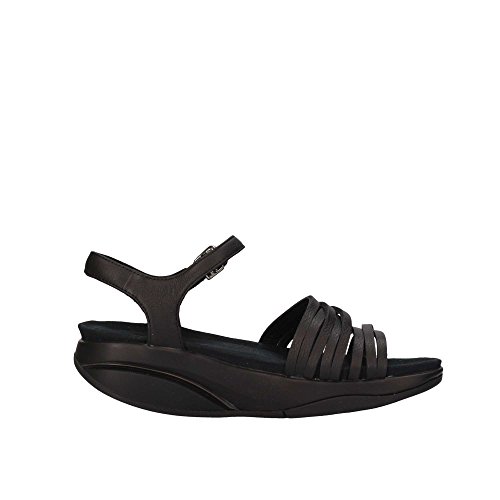MBT Kaweria 6 W Sandal, Sandalias con Punta Abierta Mujer, Negro (Black Nappa 03n), 39 EU