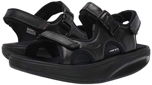 MBT Kisumu 3S M, Sandalias con Punta Abierta Hombre, Negro (Black 03), 46 EU