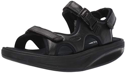 MBT Kisumu 3S M, Sandalias con Punta Abierta Hombre, Negro (Black 03), 46 EU