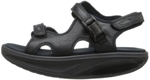 MBT Kisumu 3S W, Sandalias con Punta Abierta Mujer, Negro (Black 03), 37 EU