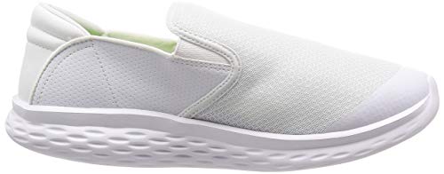 MBT Modena - Zapato para caminar con base de balancín para hombre, color blanco, talla 10