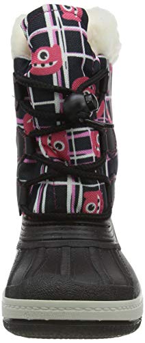 McKINLEY Loupi II, Botas para Nieve Unisex Niños, Negro/Rosa Oscuro, 24 EU