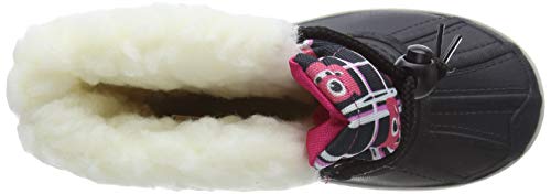 McKINLEY Loupi II, Botas para Nieve Unisex Niños, Negro/Rosa Oscuro, 24 EU