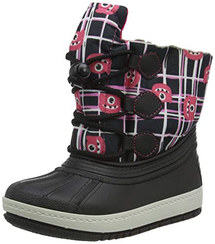 McKINLEY Loupi II, Botas para Nieve Unisex Niños, Negro/Rosa Oscuro, 24 EU