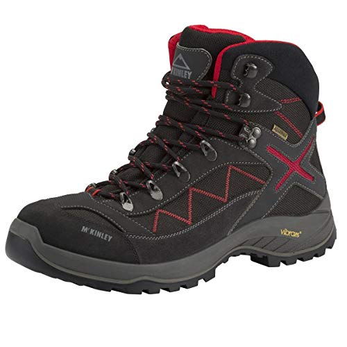 McKINLEY Magma Mid 2.0 AQX, Botas de Senderismo Hombre, Gris Grey Red 900, 46 EU