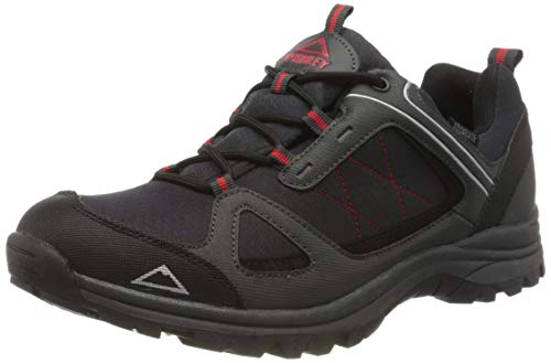 McKINLEY Multifunktionsschuh Maine, Zapatos de Low Rise Senderismo Hombre, Negro (Schwarz/Anthrazit/Rot 000), 42 EU