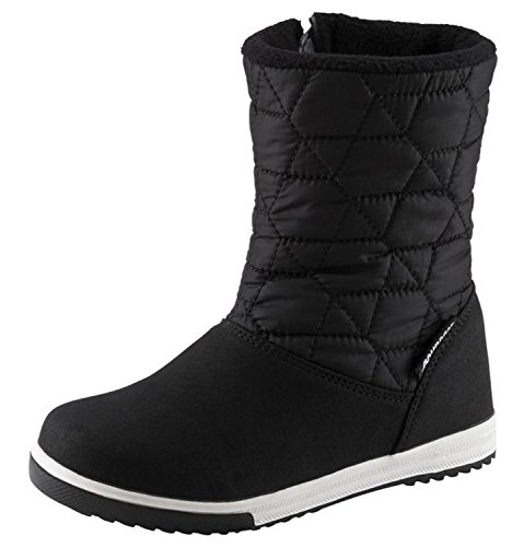 McKINLEY Winterstiefel Sarah Aqb Socke S, Botas de Nieve Niñas, Negro (Black 000), 39 EU