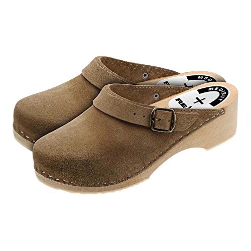 Medibut BMDREGLBE39 - Zapatillas de Trabajo, Color Beige, Talla 39