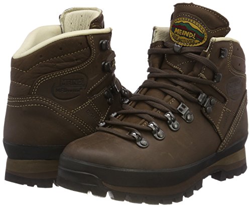 MEINDL Borneo Lady 2 MFS (XL), Zapatos de High Rise Senderismo Mujer, Marrón (Dunkelbraun/Nougat 46), 39.5 EU