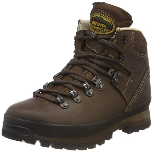MEINDL Borneo Lady 2 MFS (XL), Zapatos de High Rise Senderismo Mujer, Marrón (Dunkelbraun/Nougat 46), 39.5 EU