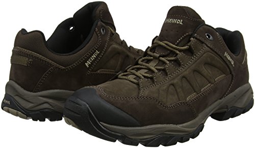 MEINDL Nebraska (XL), Zapatos de Low Rise Senderismo para Hombre, Gris (Mahagoni 39), 46 EU