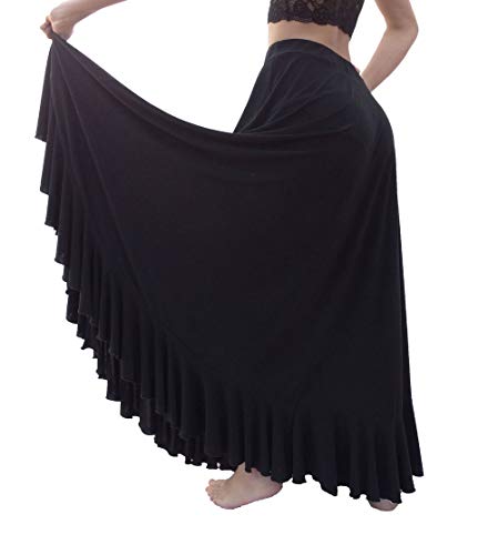 Menkes Falda Baile Flamenco Viscosa de Peso Mujer Talla XL
