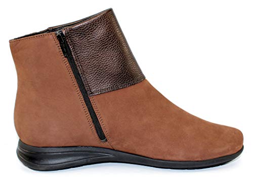 Mephisto Botines Nonie para mujer, marr�n (Marrón), 37 EU