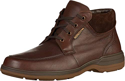 MEPHISTO Darwin Botas de Hombre marrón Cordones de Cuero Medio 40.5