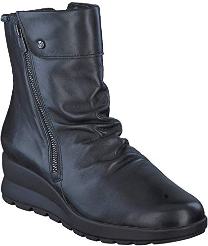 Mephisto Phila Mujer Botillas con Cremallera Silk 7800 Black tamaño : 37 EU
