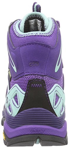 Merrell Capra Mid Sport GTX - Botas de Senderismo de Material sintético Mujer, Color Violeta, Talla 40