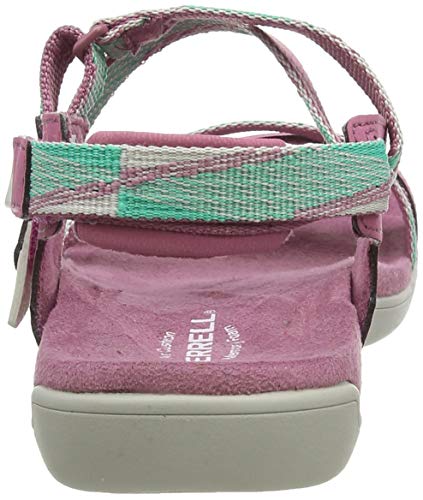 Merrell District Mendi Backstrap, Sandalias de Talón Abierto para Mujer, Rosa Erica, 37 EU