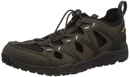 Merrell M-Hydro Choprock Shandal, Zapatillas Impermeables Unisex Niños, Verde (Gunsmoke), 29 EU