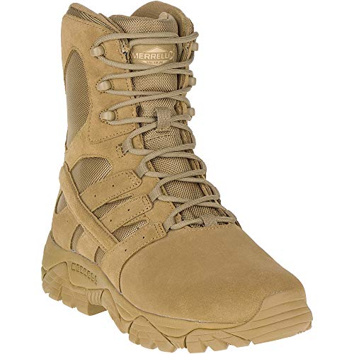 Merrell Moab 2 Defense J17765 - Botas tácticas militares para hombre, color beige