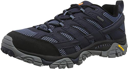 Merrell MOAB 2 GTX, Zapatillas de Senderismo Hombre, Azul (Navy), 44 EU