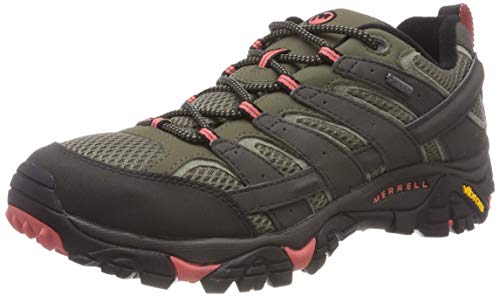 Merrell MOAB 2 GTX, Zapatillas de Senderismo Mujer, Gris, 38.5 EU