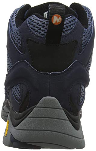 Merrell MOAB 2 Mid GTX, Botas de Senderismo Hombre, Azul (Navy), 43 EU