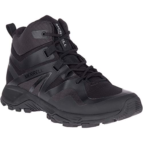 Merrell MQM Flex 2 Mid, Botas Hombre, Black, 43.5 EU