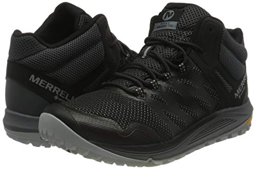 Merrell Nova 2 Mid GTX, Zapatillas para Caminar Hombre, Negro (Black), 44 EU