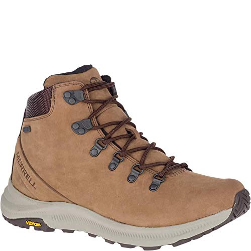 MERRELL Ontario Mid WP, Botas Tiempo Libre y Sportwear Hombre, Dark Earth (Marrón), 44.5 EU