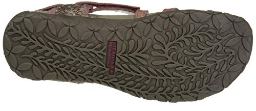 Merrell Terran Lattice II, Sandalias Deportivas Mujer, Rojo (Burlwood), 39 EU