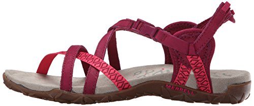 Merrell Terran Lattice Ii Tira de tobillo para Mujer, Morado (FUCHSIA), 41 EU