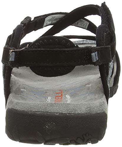 Merrell Terran Lattice Ii Tira de tobillo para Mujer, Negro, 39 EU