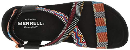 Merrell Women's District Kalbury Cross Strap Sandal, Multi, 5 M US