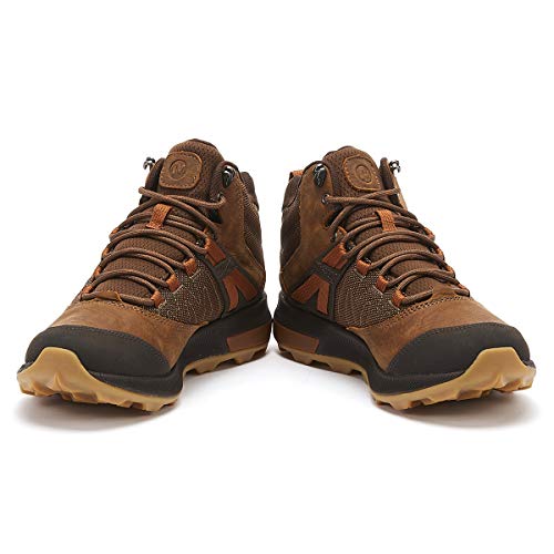 MERRELL Zion Mid GTX, Botas Tiempo Libre y Sportwear Hombre, Toffee (Marrón), 43.5 EU