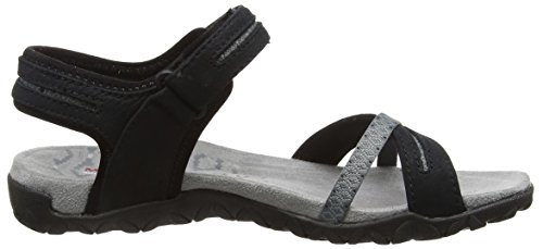 MerrellTerran Cross Ii - Sandalias para mujer, color negro, talla 40 (7 UK)