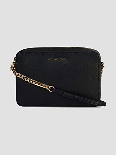 Michael Kors Crossbodies, Bolso Bandolera para Mujer, Negro (Black), 1.9x10.2x22.9 cm (W x H x L)