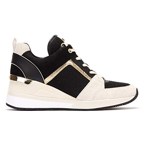 MICHAEL KORS Georgie Trainer Suede 43R9GEFS1S LT CRM Multi Zapatos Mujer Sneaker