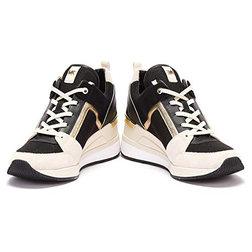 MICHAEL KORS Georgie Trainer Suede 43R9GEFS1S LT CRM Multi Zapatos Mujer Sneaker