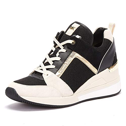 MICHAEL KORS Georgie Trainer Suede 43R9GEFS1S LT CRM Multi Zapatos Mujer Sneaker