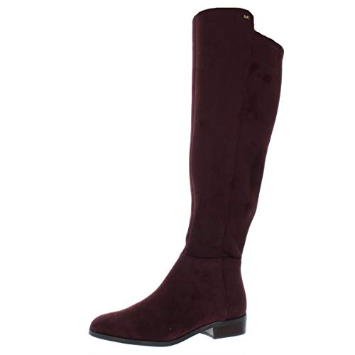 Michael Michael Kors Women's Knee High Bromley Riding Boots in Damson Burgundy (5M)