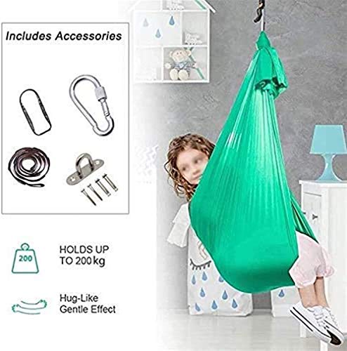 MiduoHu Hamaca Oscilación De AbrazoTerapia para Niños Adultos Columpios Infantiles para Autismo,TDAH,Aspergers E Integración Sensorial (Color : Purple)