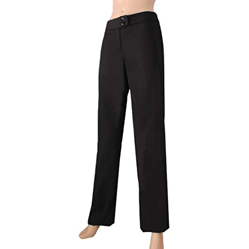 MISEMIYA - PANTALÓN Camarera Barista COCTELERA PANTALÓN Chino Ref-837-44, Negro