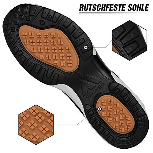 Mishansha Air Zapatillas de Running Mujer Respirable Zapatos de Deportes Femenino Ligeros Calzado Casual Caminar Sneakers Negro A, Gr.38 EU