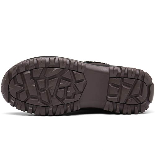 Mishansha Botas para Nieve Impermeables Mujer Botas Forradas de piel Après Ski Zapatos Calentar Botas Inviernos Protección Contra el Frío, Marrón 36