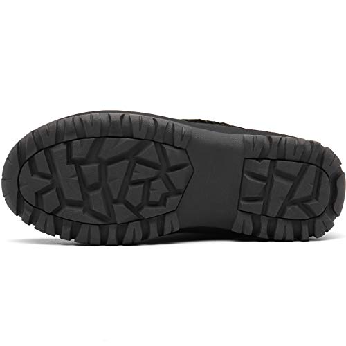 Mishansha Botas para Nieve Impermeables Mujer Botas Forradas de Piel Après Ski Zapatos Calentar Botas Inviernos Protección contra el Frío, Negro 36