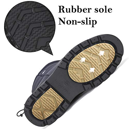 Mishansha Mujer Botas de Nieve Impermeables Botas Apre Ski Antideslizante Botas Forradas de Piel Botas Cálidas Botas para el Frio, Azul 42