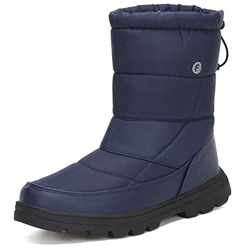 Mishansha Mujer Botas de Nieve Impermeables Botas Apre Ski Antideslizante Botas Forradas de Piel Botas Cálidas Botas para el Frio, Azul 42