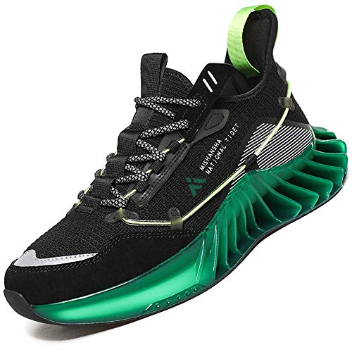 Mishansha Zapatos de Deporte Hombre Fitness Zapatillas de Running para Mujer Trail Sneakers Negro 43
