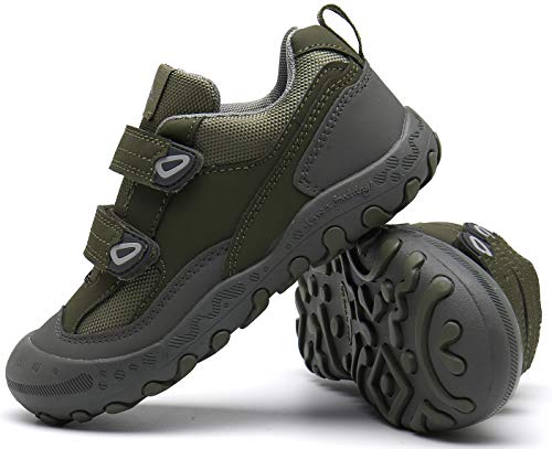Mishansha Zapatos de Running Niños Transpirable Caminar Zapatos de Deporte Outdoor Antideslizante Ligeras Zapatillas de Deportivas Verde Gr.36